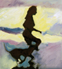girl running